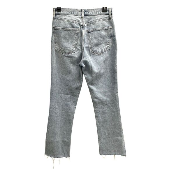 Agolde Jeans Blue Light Wash Lana MidRise Straight Leg Riptide 26x30 $218 Revolv - Picture 11 of 11
